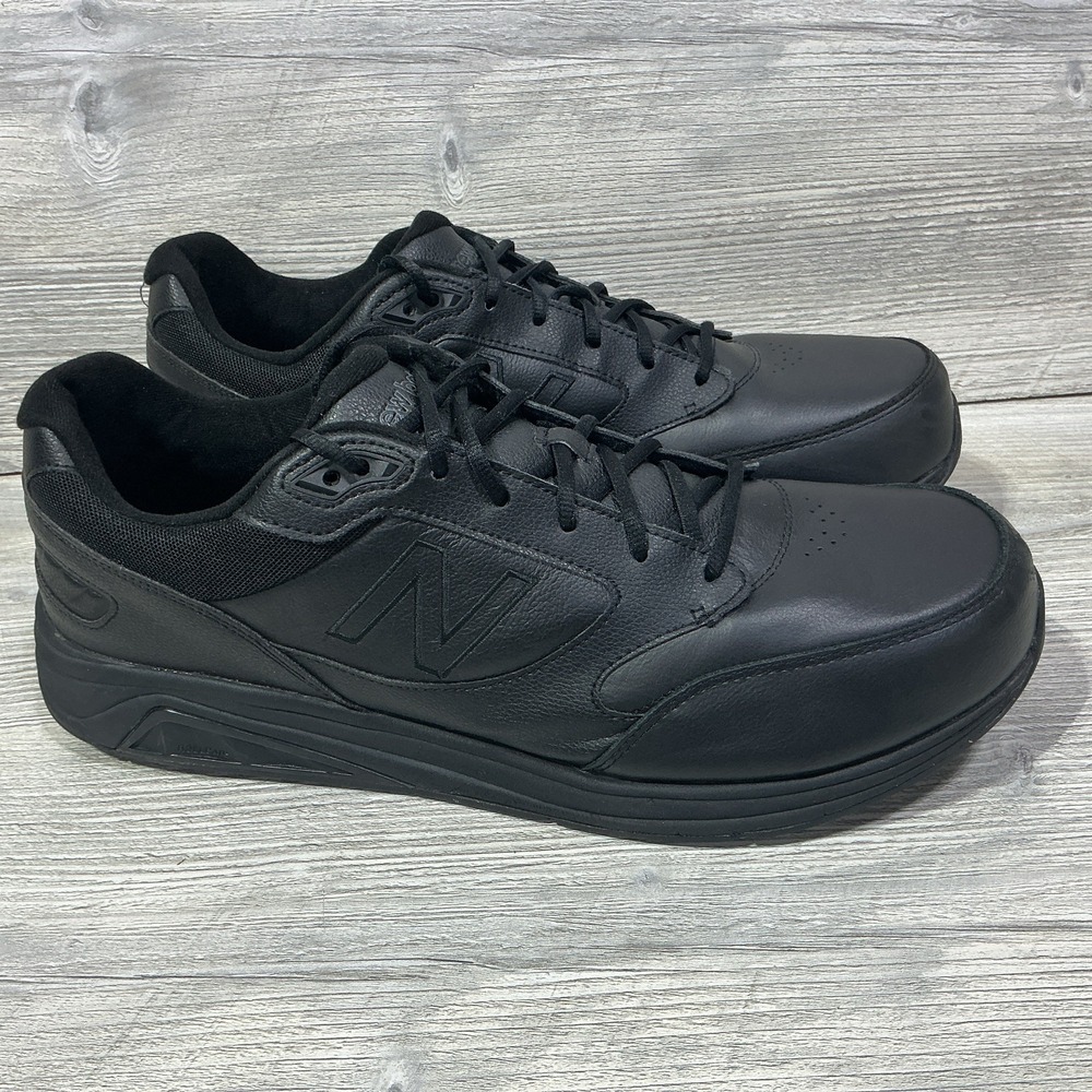 New Balance 928 v3 Extra Wide Black Leather Shoes Men's Size 16 2E MW928BK3